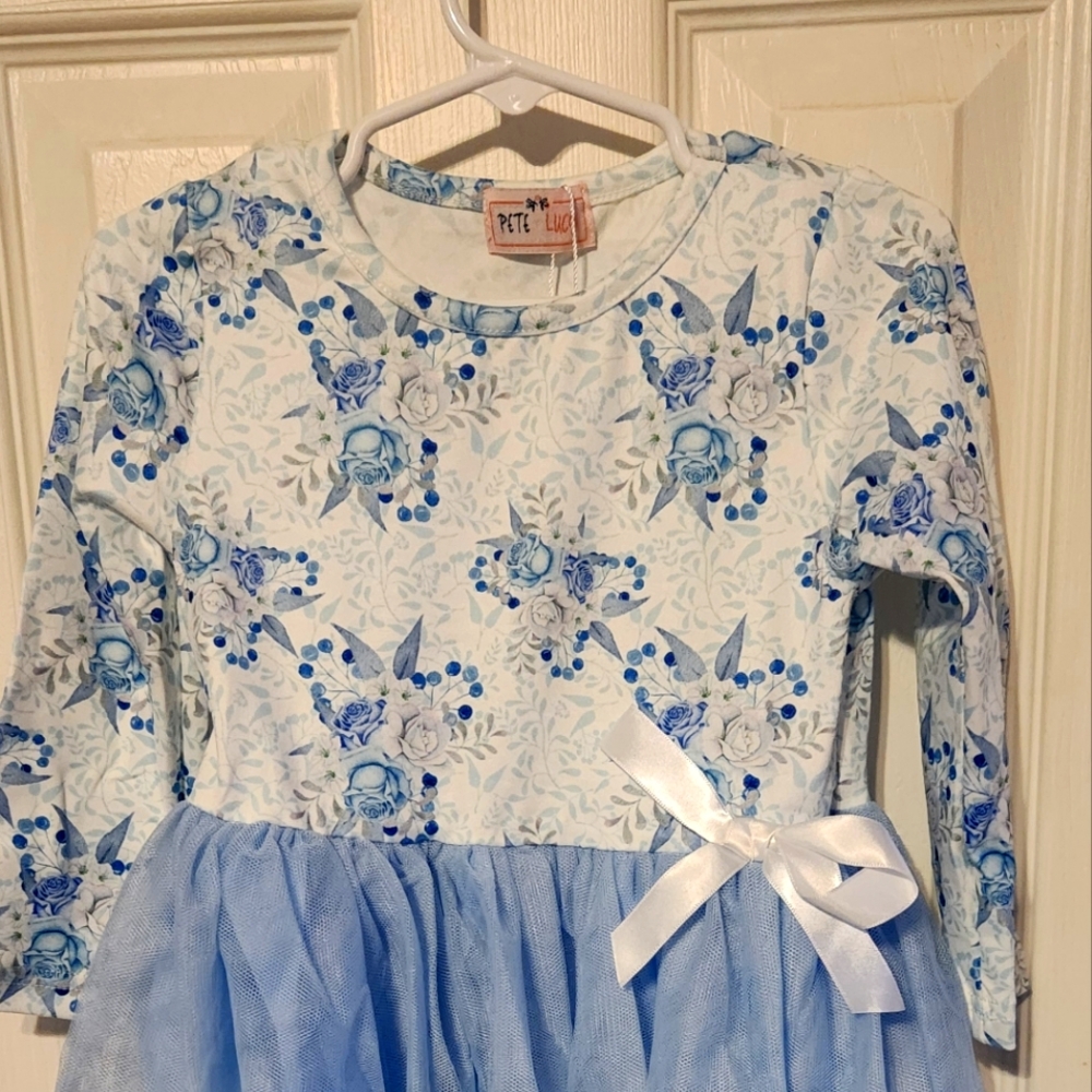 NWT 2T Pete and Lucy Tulle Dress with matching Dolly Dress